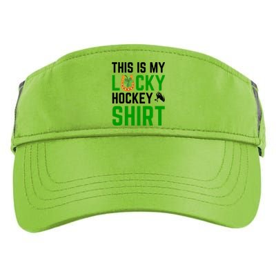 This Is My Lucky Hockey Cute Gift Sport Game St Patricks Day Gift Adult Drive Performance Visor