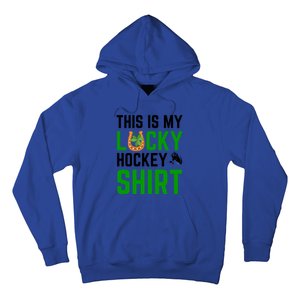 This Is My Lucky Hockey Cute Gift Sport Game St Patricks Day Gift Hoodie