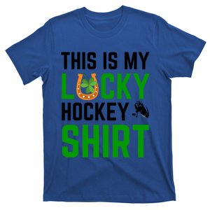 This Is My Lucky Hockey Cute Gift Sport Game St Patricks Day Gift T-Shirt