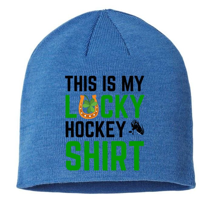 This Is My Lucky Hockey Cute Gift Sport Game St Patricks Day Gift Sustainable Beanie