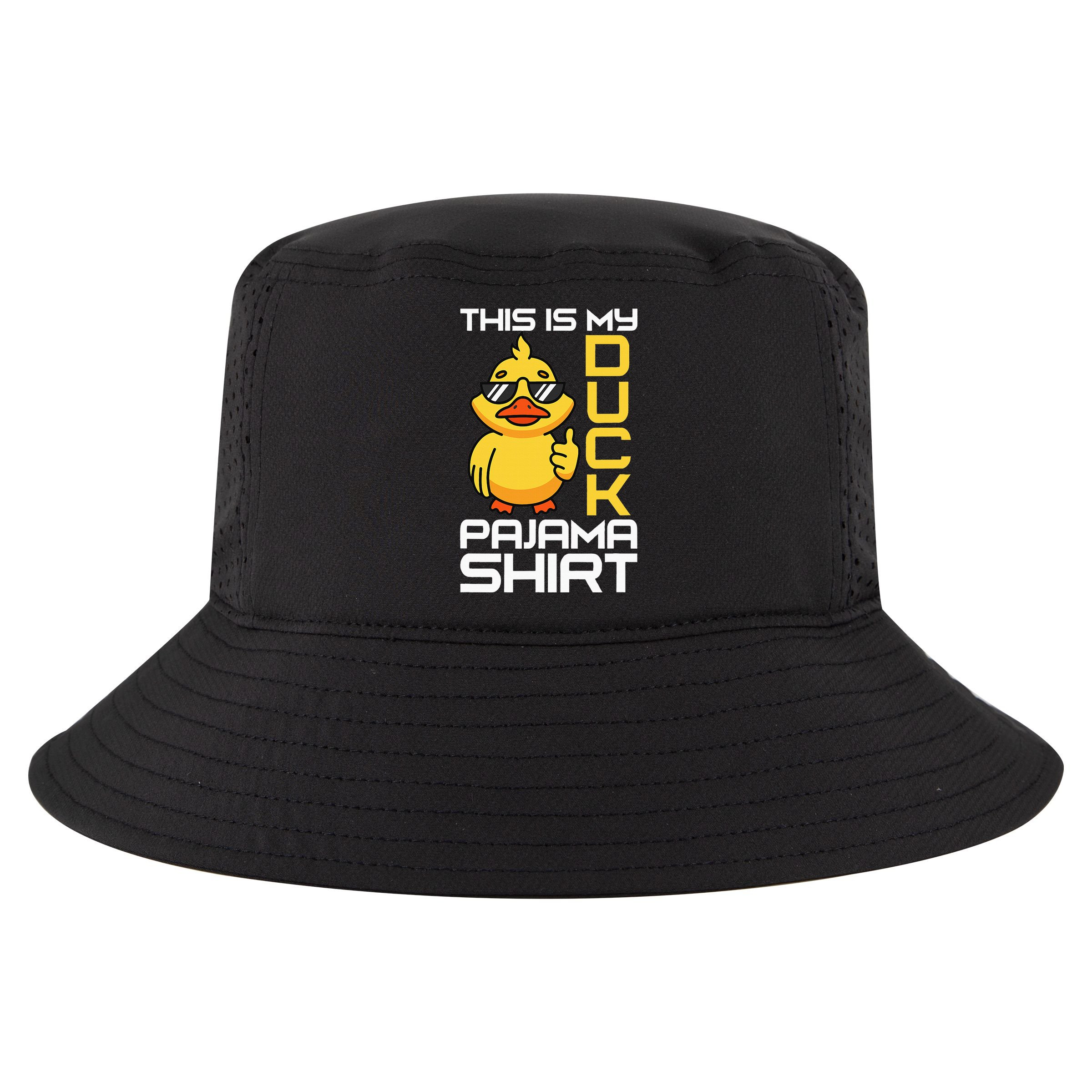 This Is My Duck Pajama Rubber Ducks Slumber Cool Comfort Performance Bucket Hat