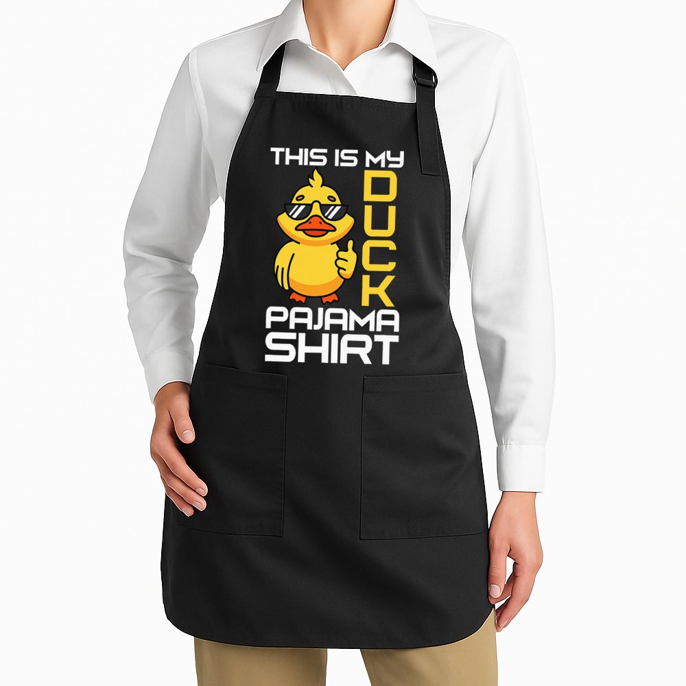 This Is My Duck Pajama Rubber Ducks Slumber Apron