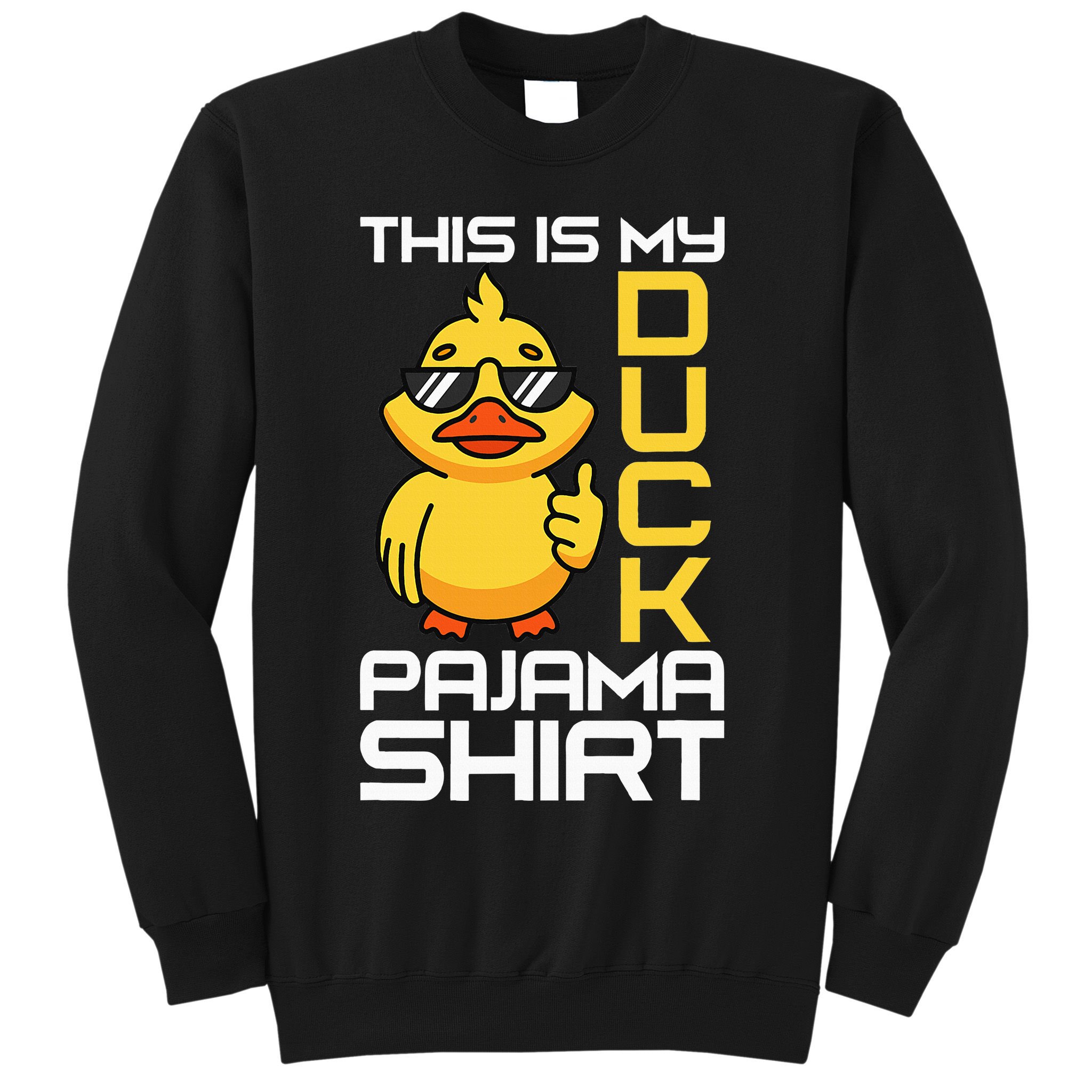 This Is My Duck Pajama Rubber Ducks Slumber Sweatshirt