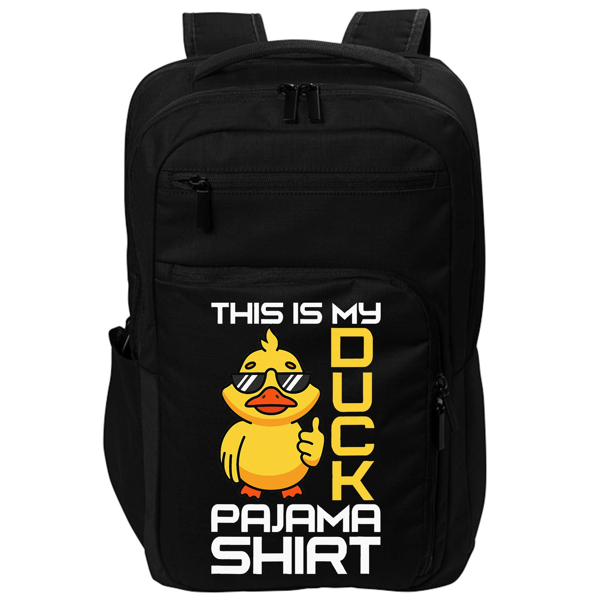 This Is My Duck Pajama Rubber Ducks Slumber Impact Tech Backpack