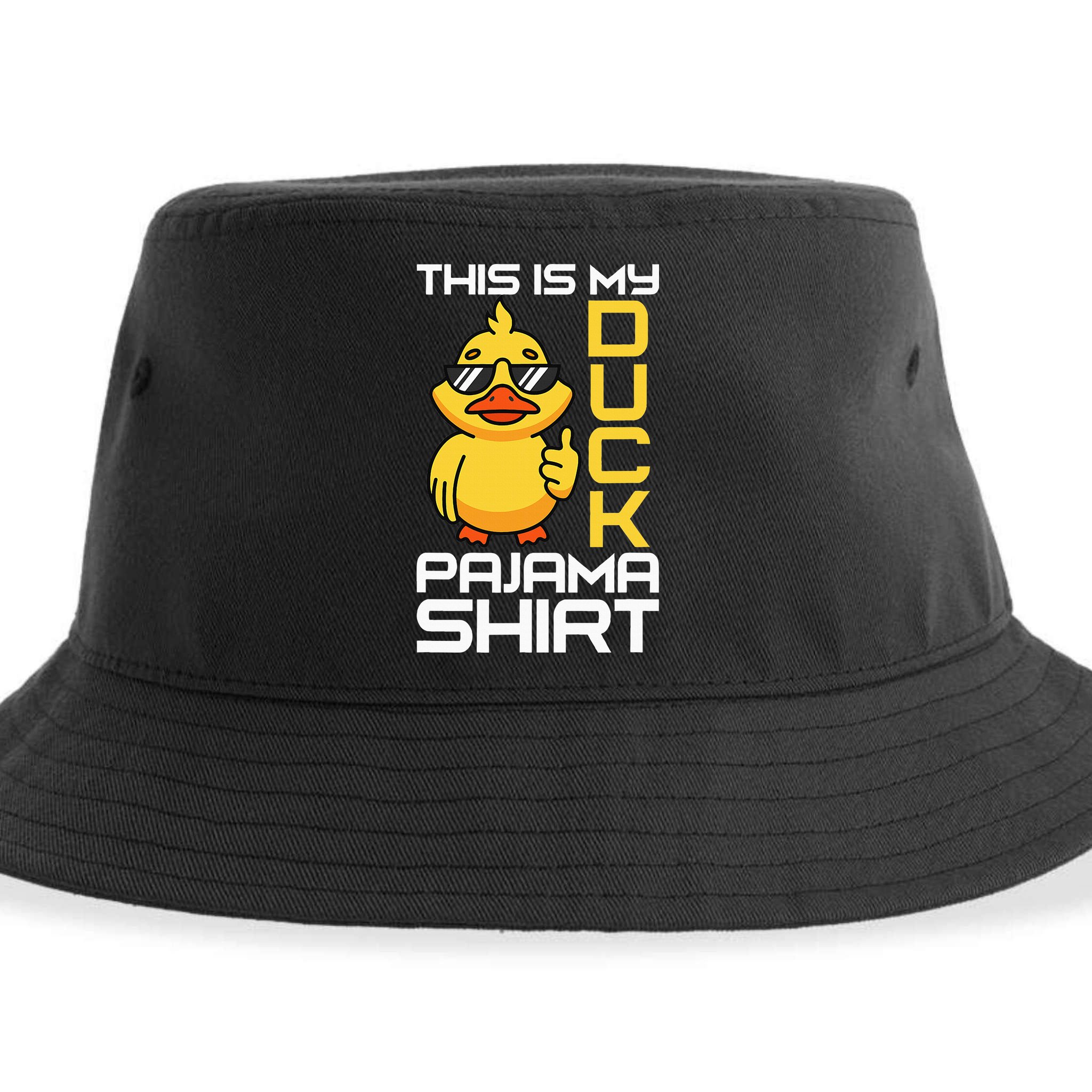 This Is My Duck Pajama Rubber Ducks Slumber Sustainable Bucket Hat