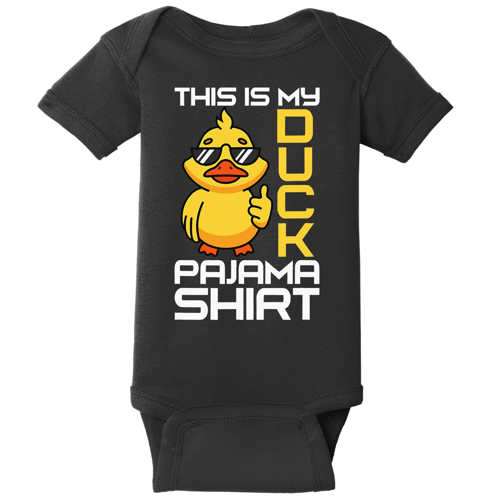This Is My Duck Pajama Rubber Ducks Slumber Baby Bodysuit