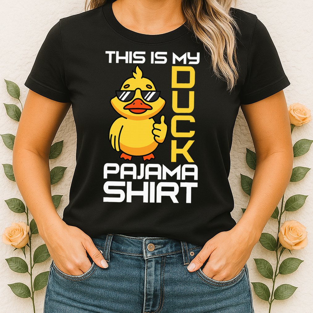 This Is My Duck Pajama Rubber Ducks Slumber Womens T-Shirt
