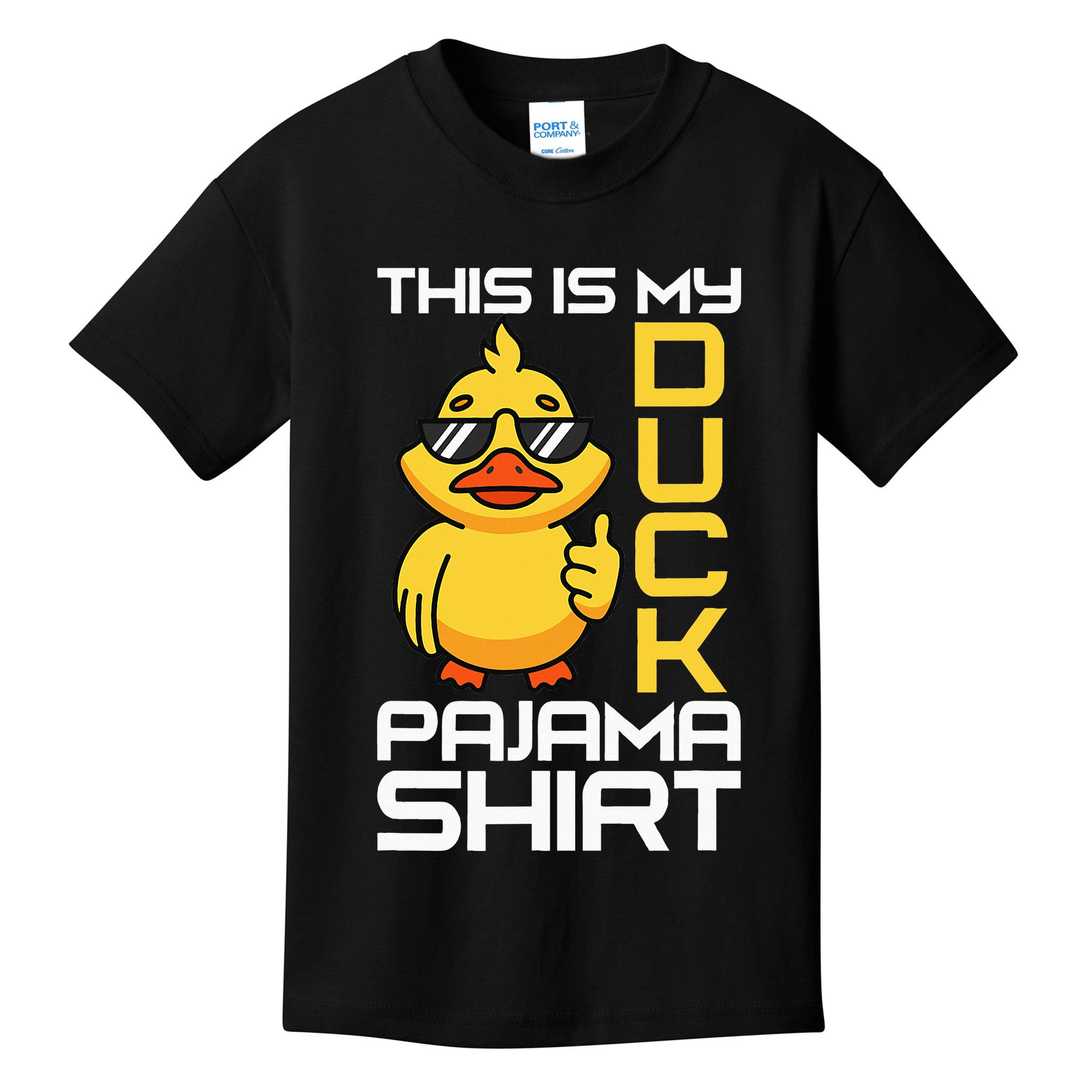This Is My Duck Pajama Rubber Ducks Slumber Kids T-Shirt