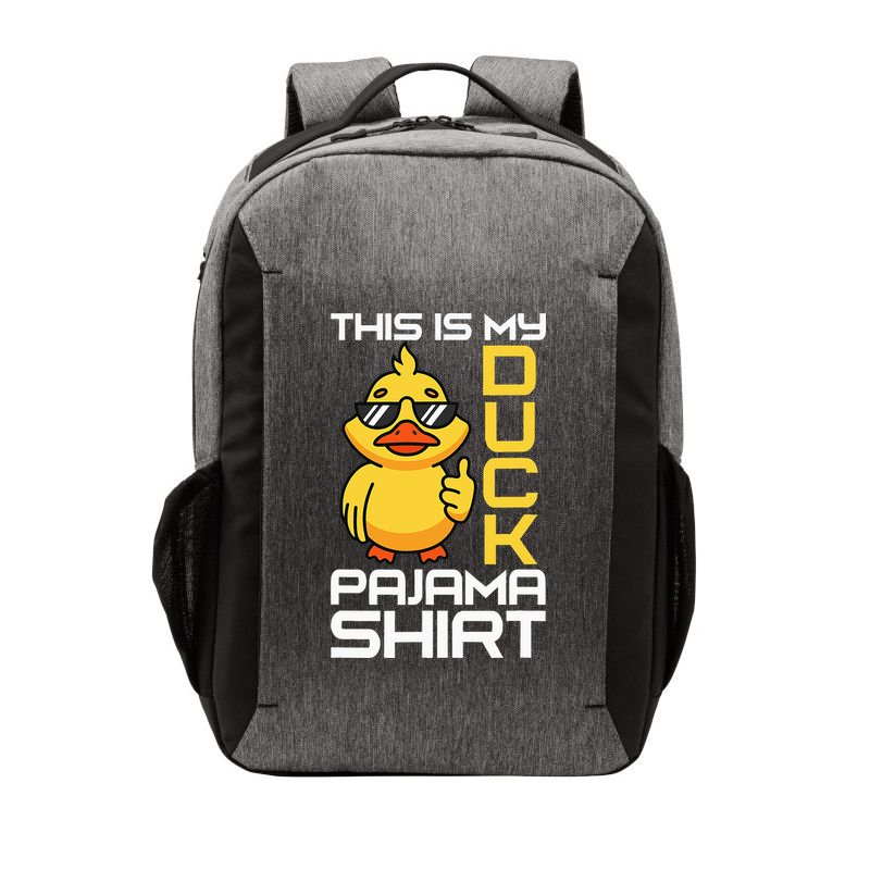 This Is My Duck Pajama Rubber Ducks Slumber Vector Backpack