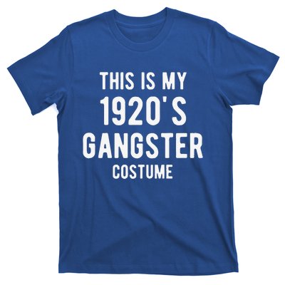 This Is My 1920s Gangster Costume Halloween Mafia Gangster T-Shirt