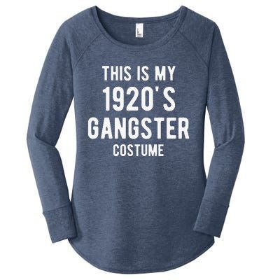 This Is My 1920s Gangster Costume Halloween Mafia Gangster Women's Perfect Tri Tunic Long Sleeve Shirt