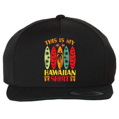 This Is My Hawaiian Summer Vacation Wool Snapback Cap