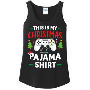 This Is My Christmas Pajamas Gamer Squad Xmas 2024 Ladies Essential Tank