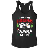 This Is My Christmas Pajamas Gamer Squad Xmas 2024 Ladies PosiCharge Competitor Racerback Tank