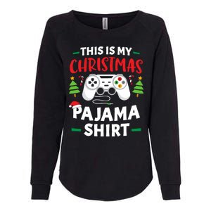 This Is My Christmas Pajamas Gamer Squad Xmas 2024 Womens California Wash Sweatshirt