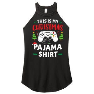 This Is My Christmas Pajamas Gamer Squad Xmas 2024 Women's Perfect Tri Rocker Tank