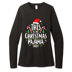 This Is My Christmas Pajama Xmas Family Womens CVC Long Sleeve Shirt