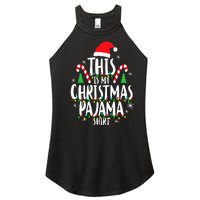 This Is My Christmas Pajama Xmas Family Women's Perfect Tri Rocker Tank