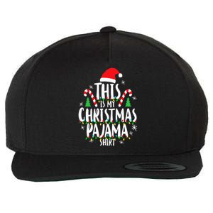 This Is My Christmas Pajama Xmas Family Wool Snapback Cap