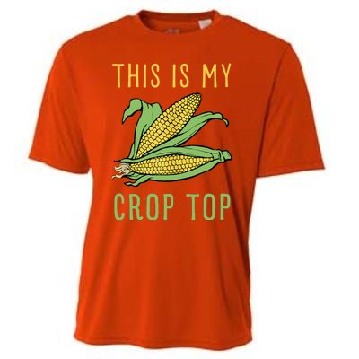 THIS IS MY CROP TOP FUNNY CORN COB Cooling Performance Crew T-Shirt