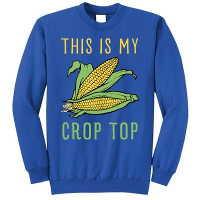 THIS IS MY CROP TOP FUNNY CORN COB Sweatshirt