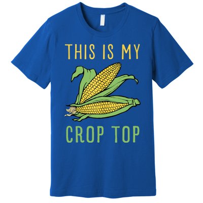 THIS IS MY CROP TOP FUNNY CORN COB Premium T-Shirt