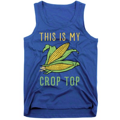 THIS IS MY CROP TOP FUNNY CORN COB Tank Top