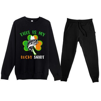 This Is My Lucky Shirts Fisherman Premium Crewneck Sweatsuit Set