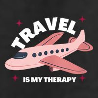 Travel Is My Therapy 11oz C Handle Ceramic Mug