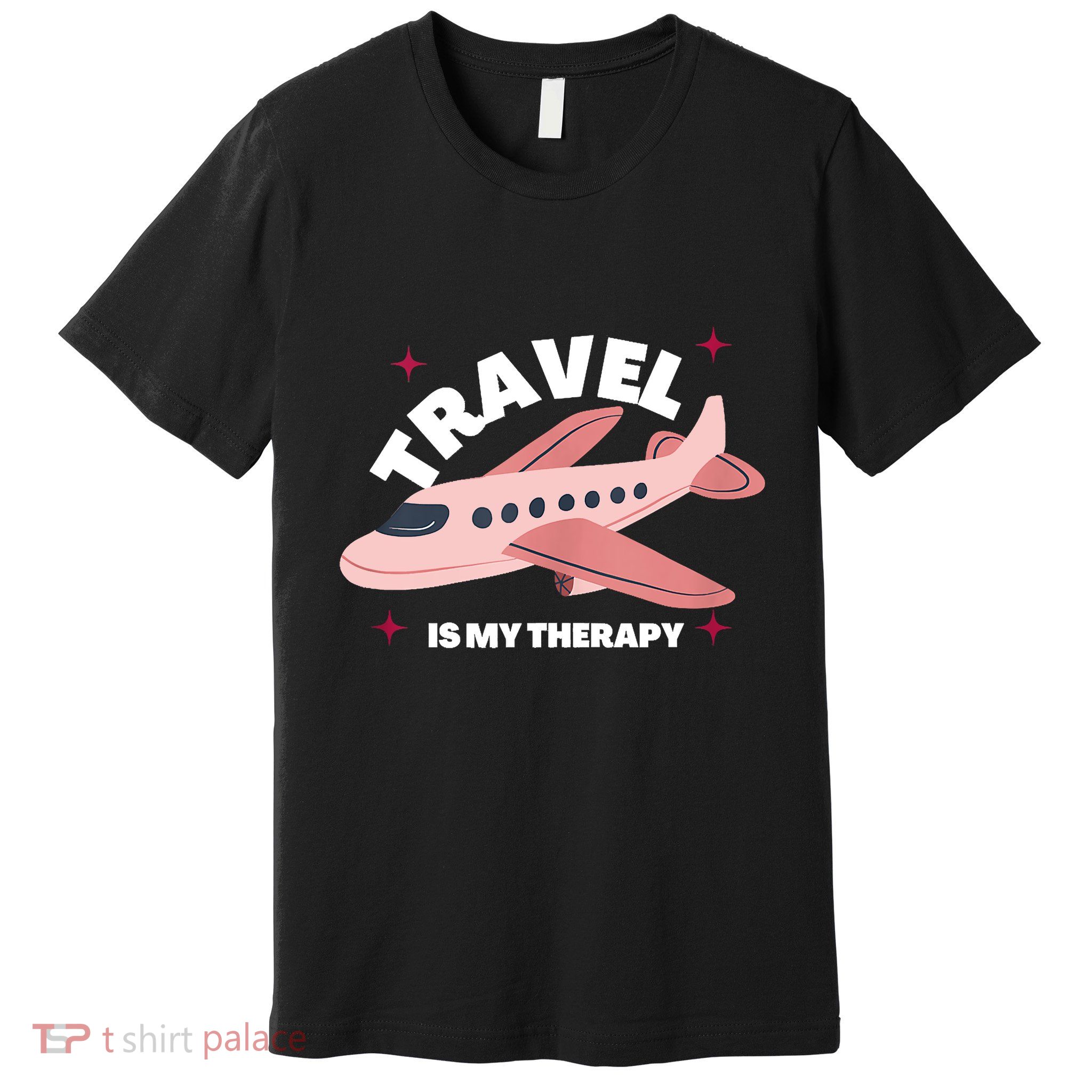 Travel Is My Therapy Premium T-Shirt
