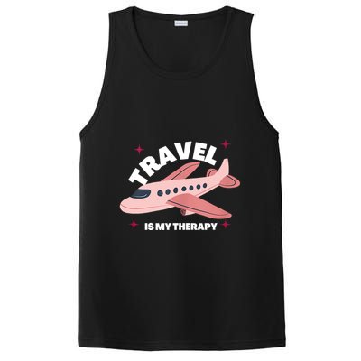 Travel Is My Therapy PosiCharge Competitor Tank