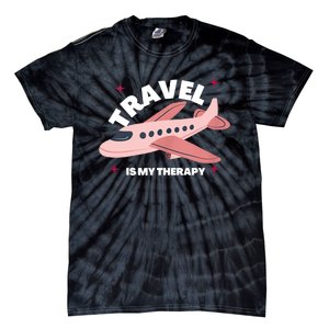 Travel Is My Therapy Tie-Dye T-Shirt