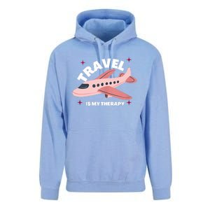 Travel Is My Therapy Unisex Surf Hoodie