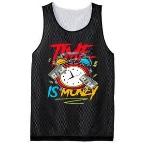 Time Is Money Drip Pebbles Dunk Low Mesh Reversible Basketball Jersey Tank