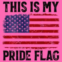 This Is My Pride Flag US Flag, 4th Of July Patriotic Stripe Pom Pom Beanie