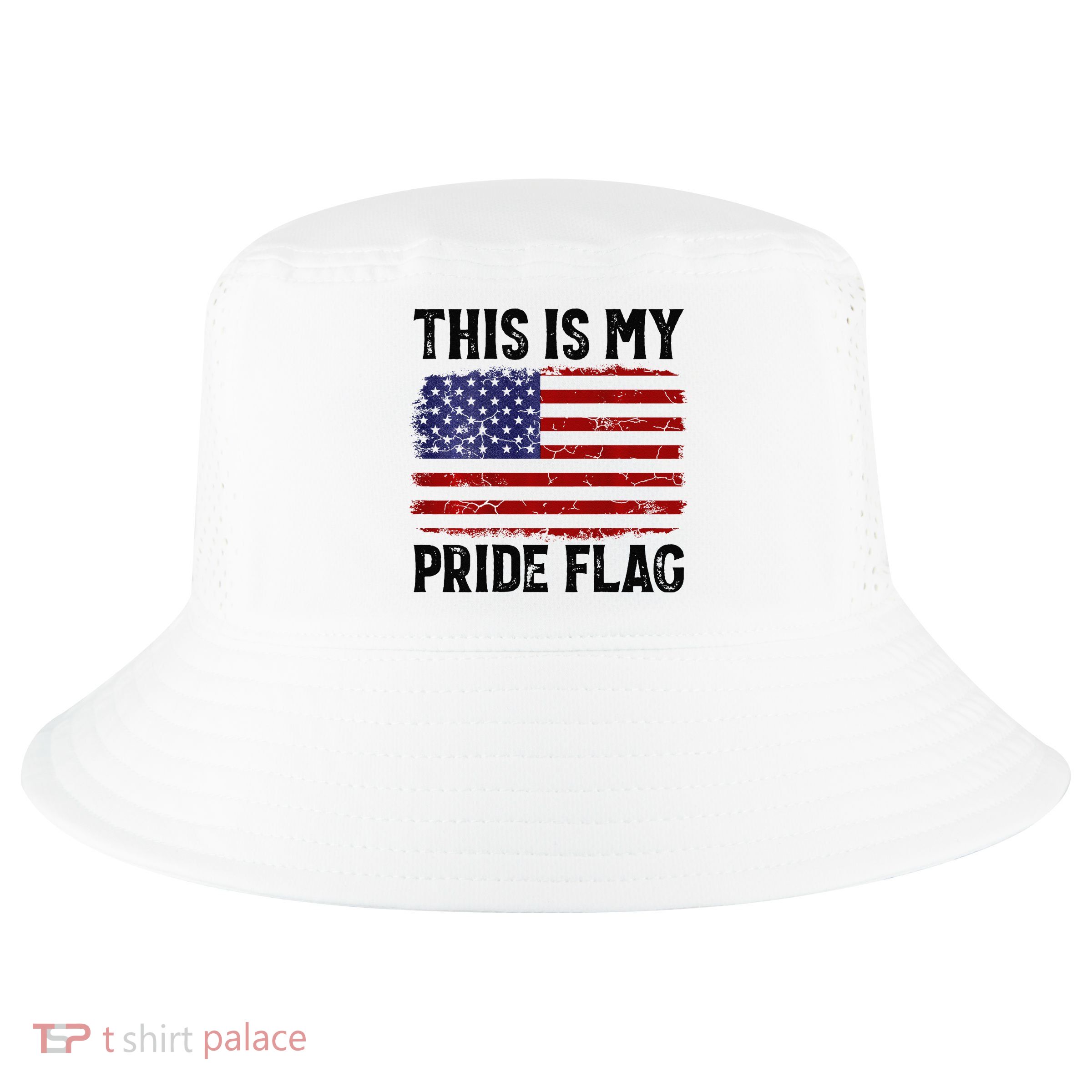 This Is My Pride Flag US Flag, 4th Of July Patriotic Cool Comfort Performance Bucket Hat