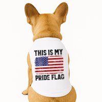 This Is My Pride Flag US Flag, 4th Of July Patriotic Doggie Tank