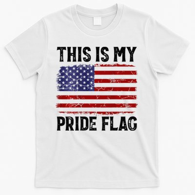 This Is My Pride Flag US Flag, 4th Of July Patriotic T-Shirt