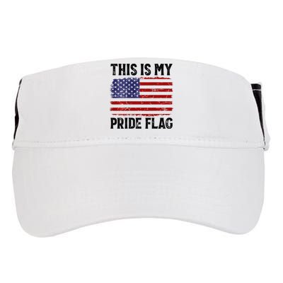 This Is My Pride Flag US Flag, 4th Of July Patriotic Adult Drive Performance Visor