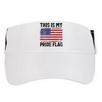 This Is My Pride Flag US Flag, 4th Of July Patriotic Adult Drive Performance Visor