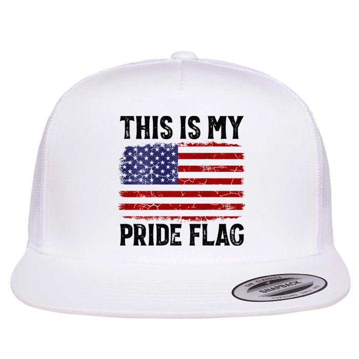 This Is My Pride Flag US Flag, 4th Of July Patriotic Flatbill Hat