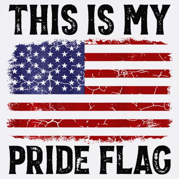 This Is My Pride Flag US Flag, 4th Of July Patriotic Flatbill Hat