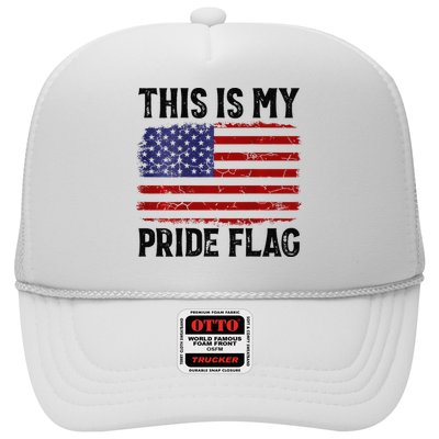 This Is My Pride Flag US Flag, 4th Of July Patriotic Trucker Hat