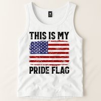 This Is My Pride Flag US Flag, 4th Of July Patriotic Tank Top