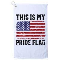 This Is My Pride Flag US Flag, 4th Of July Patriotic Golf Towel