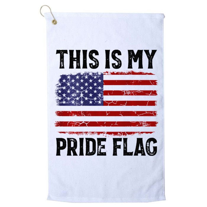 This Is My Pride Flag US Flag, 4th Of July Patriotic Golf Towel
