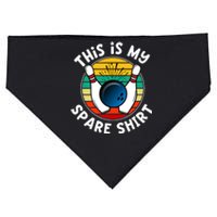 This Is My Spare Funny Bowling Ball Bowling Pins USA-Made Doggie Bandana