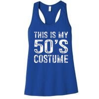 This Is My 50s Costume 1950s Halloween Costume Women's Racerback Tank