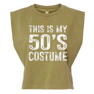 This Is My 50s Costume 1950s Halloween Costume Garment-Dyed Women's Muscle Tee