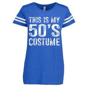 This Is My 50s Costume 1950s Halloween Costume Enza Ladies Jersey Football T-Shirt